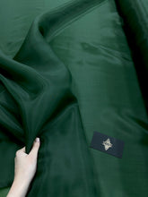 Organza Sidefata Verde Inchis -  3 m Latime